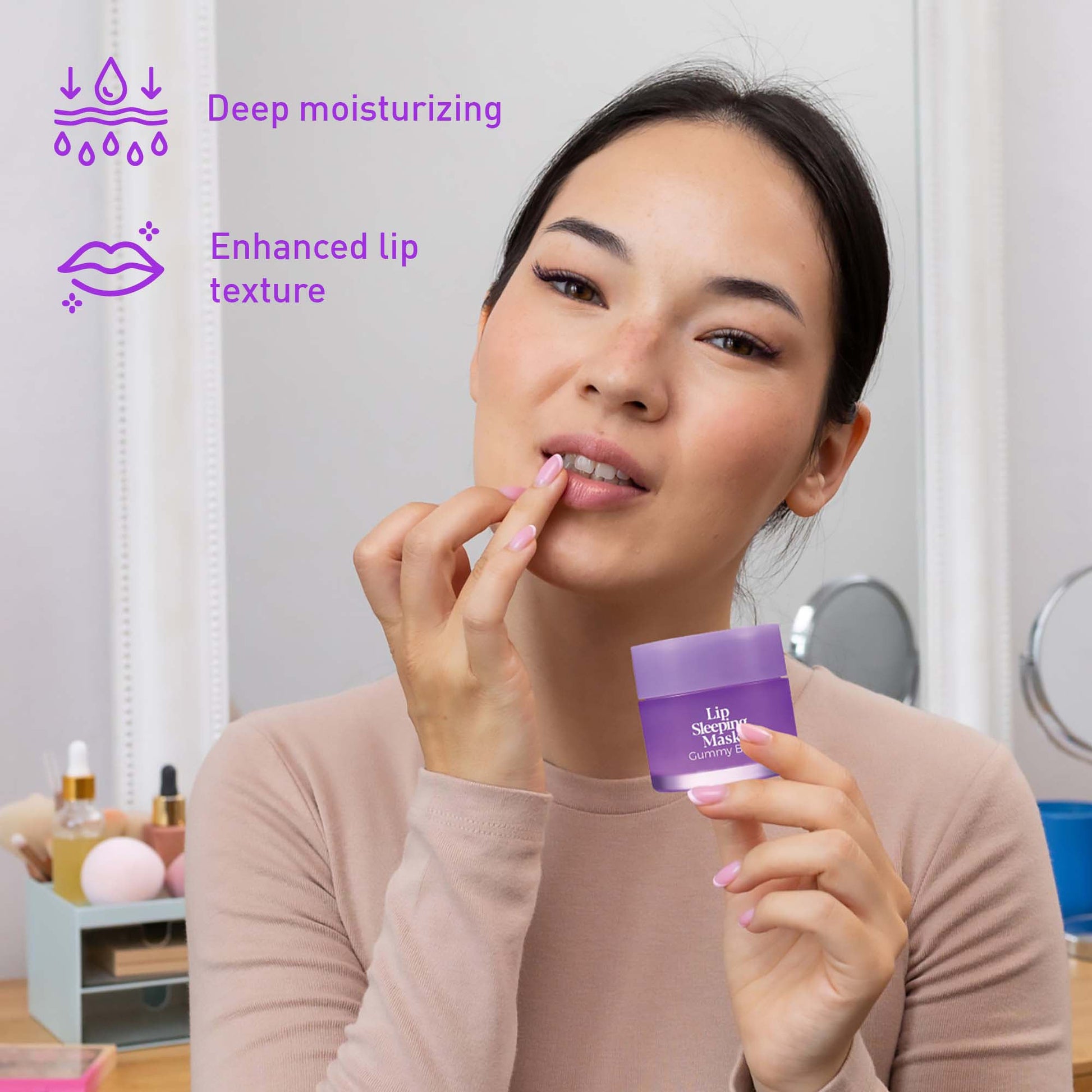 Pursonic Complete Radiance Bundle: Vitamin C Serum (3 oz), Anti-Aging Serum Set & Lip Sleeping Masks – Gummy Bear & Fresh Mint-1