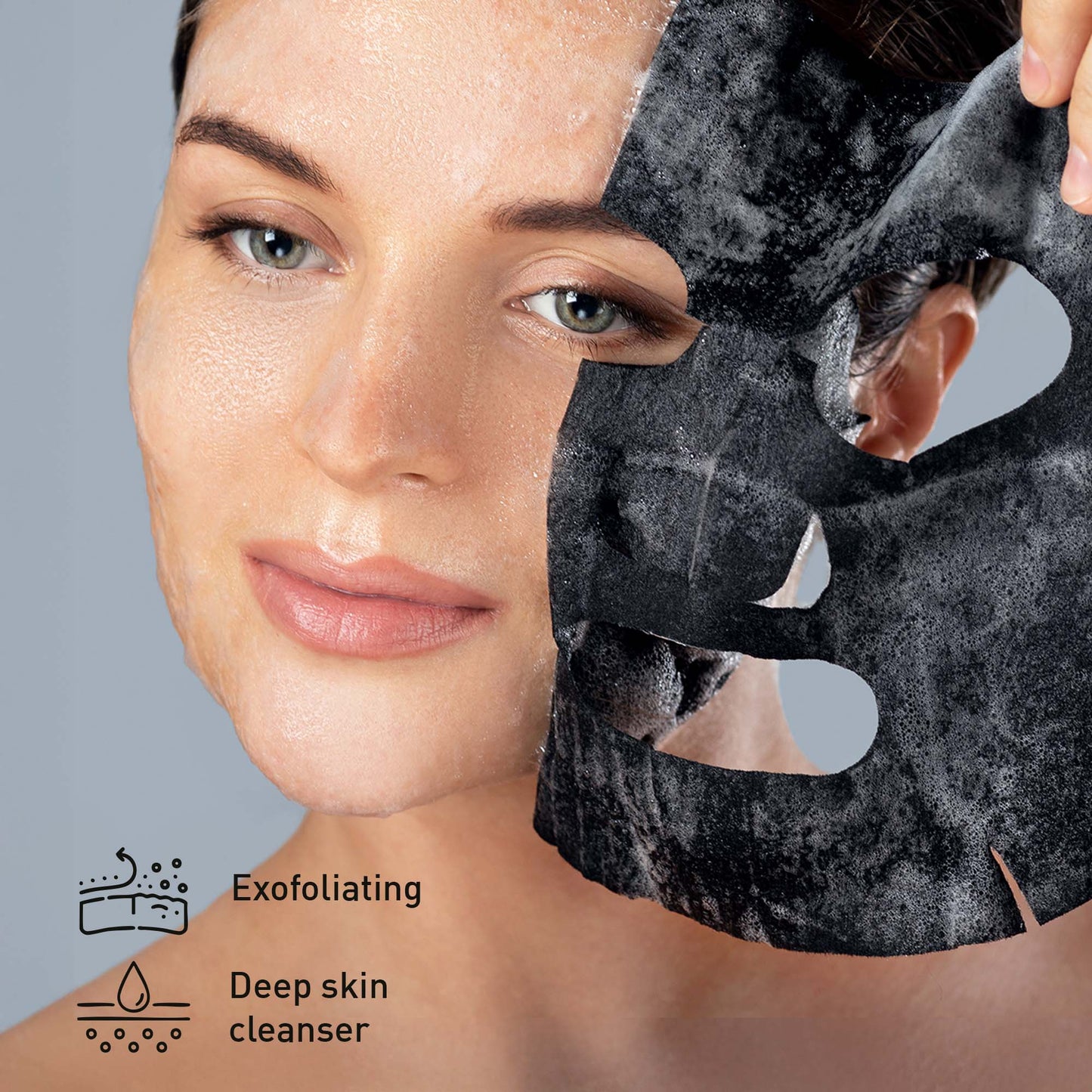 Radiance Boost Bundle: Derma Roller, Vitamin C Serum, Anti-Aging Eye Gel & Charcoal Mask – 4-Step Skincare Set for Youthful Glow-3