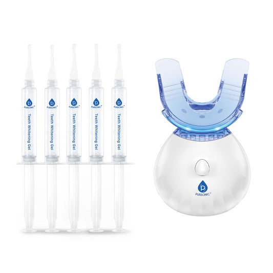 Pursonic Advanced LED Teeth Whitening Solution with Additional Syringes-0